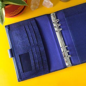 A5 Filofax Finsbury in Electric Blue